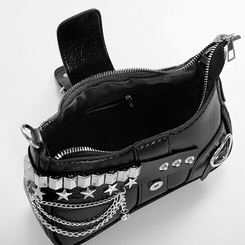 Cute Y2K Purse for Women - Vintage Star Pattern Shoulder Bag, Punk Style Y2K Handbag, Retro Crossbody Bag for Women in Saudi Arabia