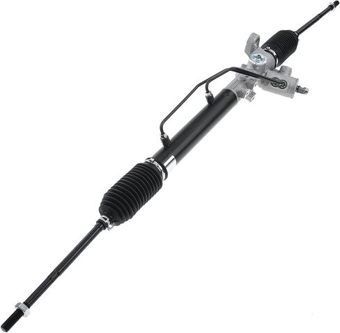 Power Steering Rack and Pinion Assembly for VW for Golf 1985-1992 for Jetta 1985-1992 Steel/Aluminum-Casting Material 3.81-Distance Between Mounting Holes (in) O-Ring-Hose Port Type in Saudi Arabia