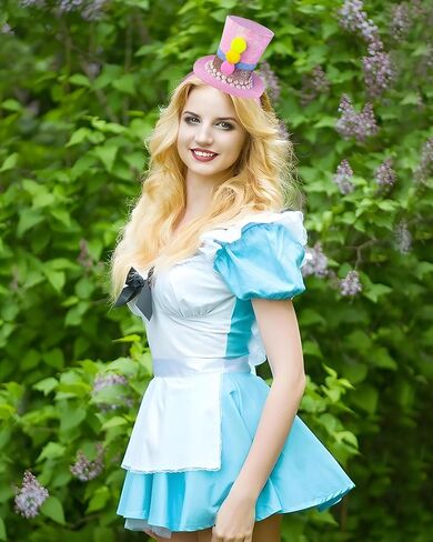 Easter Mini Top Hat Headband Pink Glitter with Multi-Color Pom Poms, Crazy Hat Day Spring Tea Party Hair Accessories, Kids Costume Dress Up in Saudi Arabia