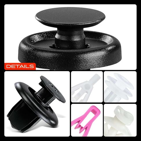 A-Premium 260PCS (26 Sizes/47 oz) Bumper Fender Retainer Clips Kit - Compatible with Toyota Avalon 2005-2012 - Weatherstrip Door Trim Panel Hood Push Pin Plastic Nylon Rivet Fastener, w/Removal Tool in Saudi Arabia