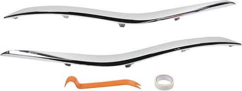 2 PCS Front Bumper Molding Trim Cover Left and Right Side Compatible with Nissan Murano 2015 2016 2017 2018 Replace 62075-5AA2A 62074-5AA2A Lower Bumper Molding Trim Kit in Saudi Arabia