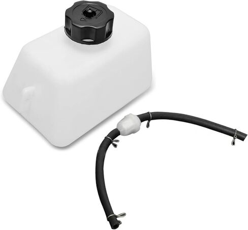 1 PC Motorcycle Petrol Tank, Podoy Mini Bike Fuel Tank, Motorcycle Fuel Modified System Replacement, Universal for Quad Dirt Pocket ATV 2 Stroke 43cc 45cc 47cc 49cc (White) in Saudi Arabia