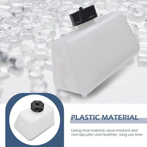 1 PC Motorcycle Petrol Tank, Podoy Mini Bike Fuel Tank, Motorcycle Fuel Modified System Replacement, Universal for Quad Dirt Pocket ATV 2 Stroke 43cc 45cc 47cc 49cc (White) in Saudi Arabia