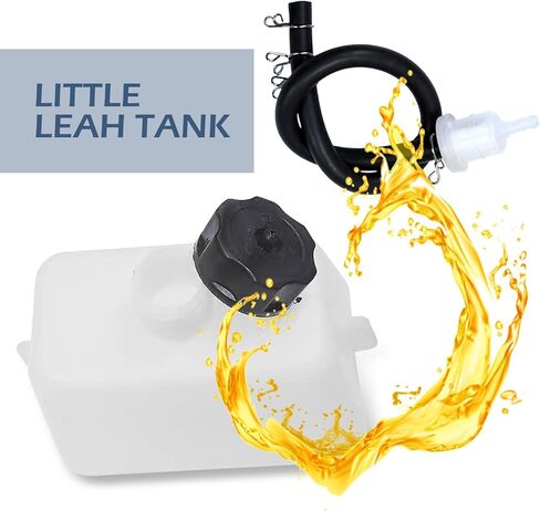 1 PC Motorcycle Petrol Tank, Podoy Mini Bike Fuel Tank, Motorcycle Fuel Modified System Replacement, Universal for Quad Dirt Pocket ATV 2 Stroke 43cc 45cc 47cc 49cc (White) in Saudi Arabia