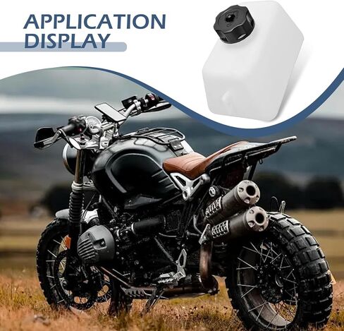 1 PC Motorcycle Petrol Tank, Podoy Mini Bike Fuel Tank, Motorcycle Fuel Modified System Replacement, Universal for Quad Dirt Pocket ATV 2 Stroke 43cc 45cc 47cc 49cc (White) in Saudi Arabia