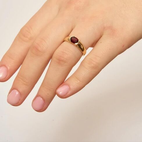 خاتم فاخر من الأحجار الكريمة البيضاوية، حزام مريح، خاتم زفاف لذكرى الخطوبة للنساء in Kuwait