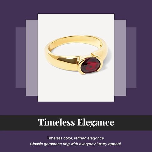 خاتم فاخر من الأحجار الكريمة البيضاوية، حزام مريح، خاتم زفاف لذكرى الخطوبة للنساء in Kuwait