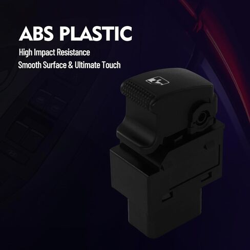 مفتاح التحكم في نافذة الطاقة 93580-2E000 بديل لشركة Hyundai Tucson 2004-2010، مفتاح نافذة بزر واحد من جانب الركاب in Kuwait