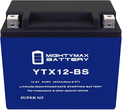 بطارية مايتي ماكس YTX12-BS بطارية بديلة ليثيوم متوافقة مع محرك ياماها EF3000iSE / EF3000iSEB in Saudi Arabia