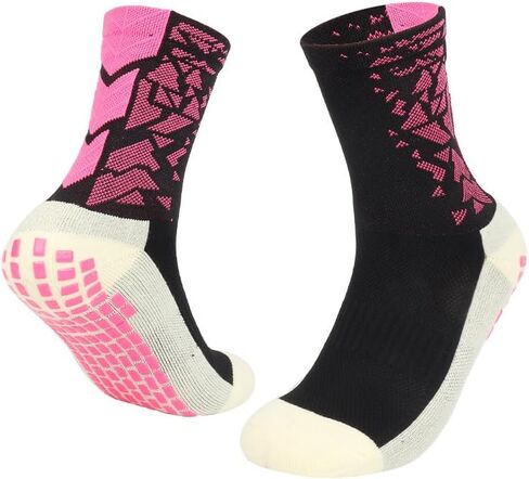 1 Pair of Men'S Mid-Calf Football Socks, Designed with a Thick Towel Bottom for Enhanced Grip in Saudi Arabia