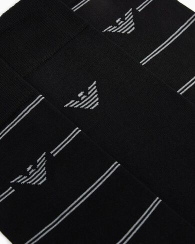 Emporio Armani Men's Pattern Mix 3 Pack Crew Socks in Saudi Arabia