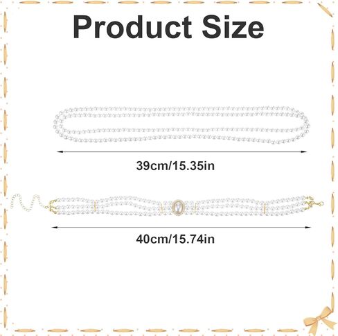 Multi-Layer Pearl Choker Necklace, Vintage 20s Faux Pearl Jewelry, Adjustable Crystal Bridal Necklace For Women in Saudi Arabia