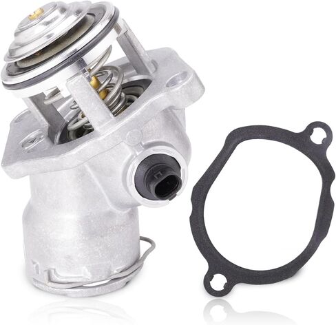 Engine Coolant Thermostat Assembly with Temperature Sensor – Replacement for 2722000115、2722000415 ，Merc edes-Be nz C230, CLK350, GLK350, S400, ML350, SLK280, SLK300–High Performance in Saudi Arabia