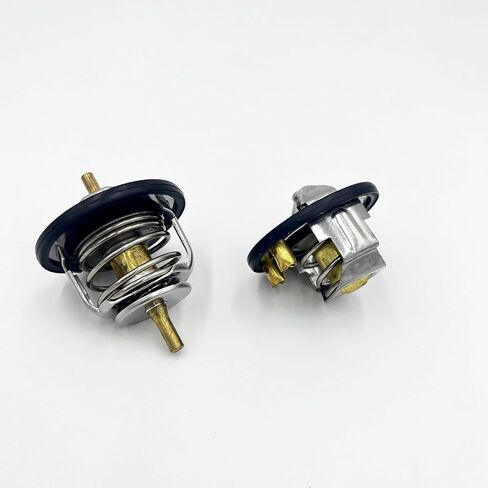 Set of Engine Coolant Thermostat 85℃ and 82℃ For ISUZU NPR NQR 4HK1 5.2L 98-24 in Saudi Arabia