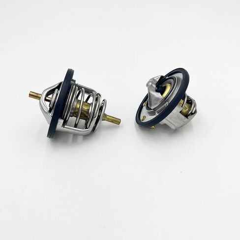 Set of Engine Coolant Thermostat 85℃ and 82℃ For ISUZU NPR NQR 4HK1 5.2L 98-24 in Saudi Arabia