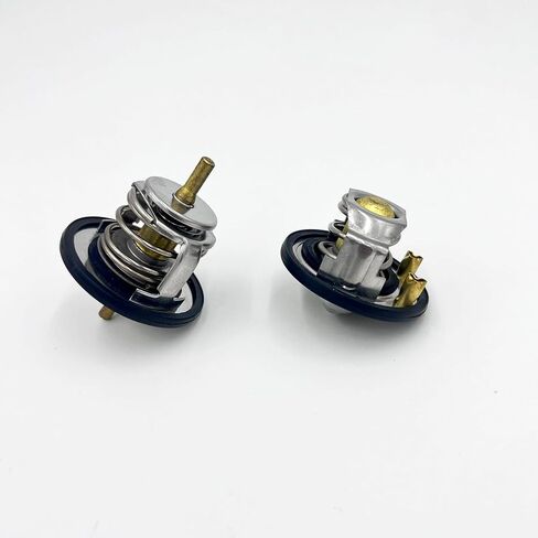 Set of Engine Coolant Thermostat 85℃ and 82℃ For ISUZU NPR NQR 4HK1 5.2L 98-24 in Saudi Arabia