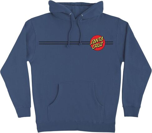 SANTA CRUZ Classic Dot P/O Hooded Heavyweight Sweatshirt Bone Lg Mens in Saudi Arabia