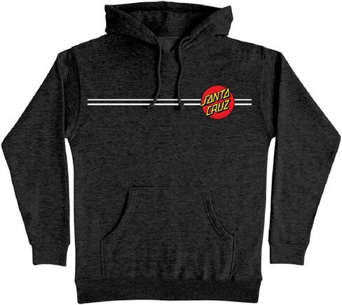 SANTA CRUZ Classic Dot P/O Hooded Heavyweight Sweatshirt Bone Lg Mens in Saudi Arabia