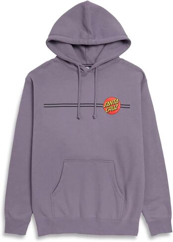SANTA CRUZ Classic Dot P/O Hooded Heavyweight Sweatshirt Bone Lg Mens in Saudi Arabia