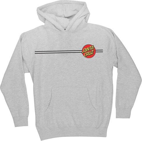SANTA CRUZ Classic Dot P/O Hooded Heavyweight Sweatshirt Bone Lg Mens in Saudi Arabia