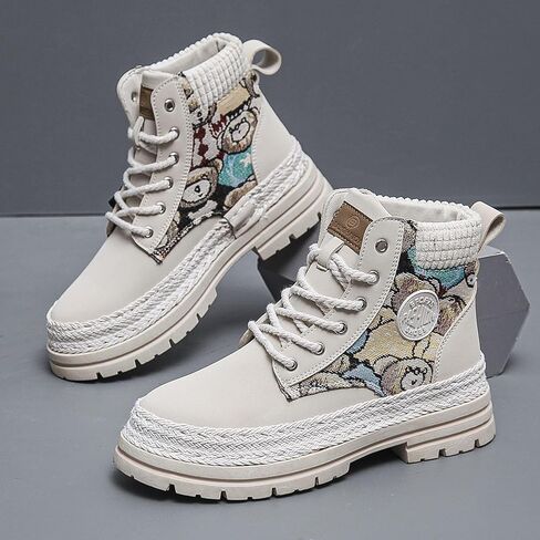 Men's High-top Boots with Non-Slip Soles for Outdoor Walking in Any Season in Saudi Arabia