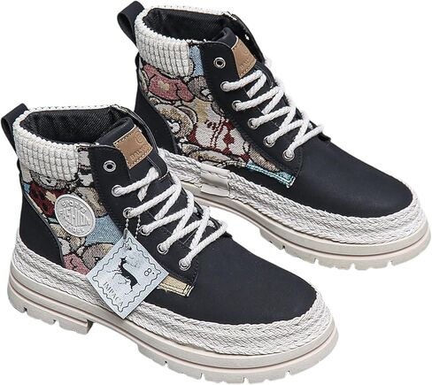 Men's High-top Boots with Non-Slip Soles for Outdoor Walking in Any Season in Saudi Arabia