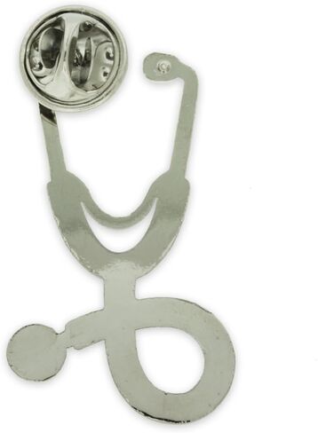 PinMart's Stethoscope & Heart Bandage Lapel Pin Set - Perfect Gifts for Healthcare Professionals, Doctors, Nurses, and Medical Students in Saudi Arabia