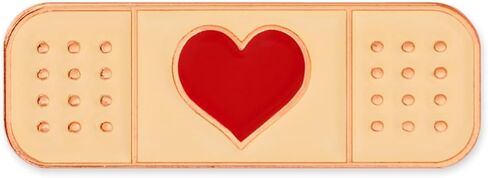PinMart's Stethoscope & Heart Bandage Lapel Pin Set - Perfect Gifts for Healthcare Professionals, Doctors, Nurses, and Medical Students in Saudi Arabia