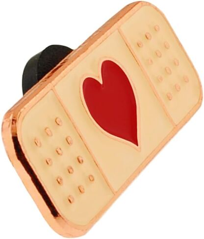 PinMart's Stethoscope & Heart Bandage Lapel Pin Set - Perfect Gifts for Healthcare Professionals, Doctors, Nurses, and Medical Students in Saudi Arabia