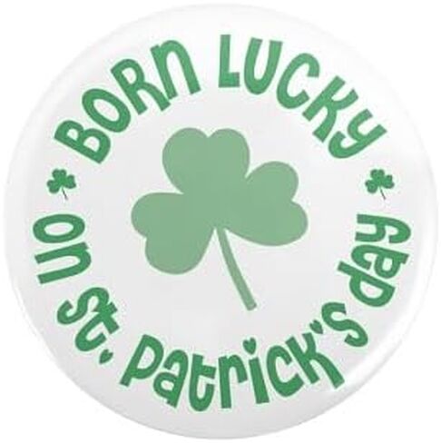 CafePress St. Patrick's Day Birthday 2.25 Button 2.25" Round Pinback Button in Saudi Arabia