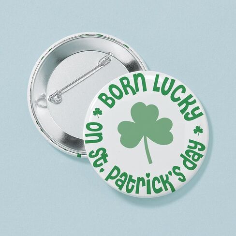 CafePress St. Patrick's Day Birthday 2.25 Button 2.25" Round Pinback Button in Saudi Arabia