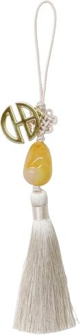 Korean Norigae Tassel Charm with Gemstone, Traditional Hanbok Keychain & Bag Charm in Saudi Arabia