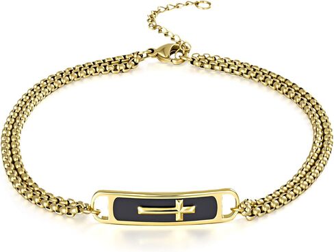 أساور الصليب الصلاة الصفاء 925 الفضة الاسترليني الصليب أساور للرجال هدايا المجوهرات الصلاة الصفاء in Kuwait