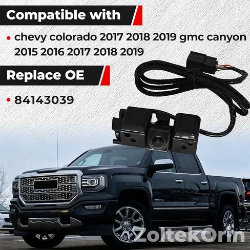 84143039 كاميرا احتياطية لكاميرا الرؤية الخلفية متوافقة مع Chevy Colorado GMC Canyon 2015 2016 2017 2018 2019 2020 2021 2022 كاميرا عكسية للمساعدة في ركن السيارة in Kuwait