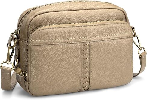 befen Geniune Leather Crossbody Bag for Women Anti Theft Purse and Hangbags with Built in RFID Wallet in Saudi Arabia