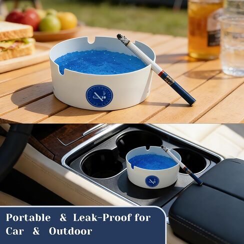 طقم منفضة سجائر محمول 25 قطعة، طقم منافض سجائر للاستعمال مرة واحدة، طقم رمل منفضة سجائر، صغير الحجم وموفر للمساحة، مناسب للمكاتب وغرف المعيشة وغرف النوم والحدائق وغيرها من الإعدادات، سهل التنظيف in Kuwait