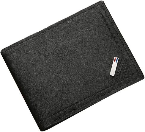 Slim RFID Blocking Wallet for Men - Leather Bifold with Money Clip, Minimalist Card Holder for Cards/Cash in Saudi Arabia