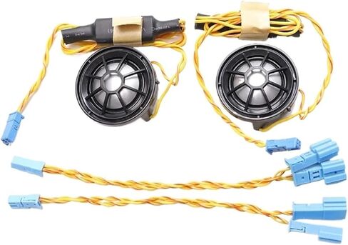 Compatible with BMW Car Currency Tweeter F10 F11 F30 F32 E46 E60 E90 G20 G30 Music Pitch Treble HiFi Audio Horn Loudspeaker Lound Speakers(2 Pcs Tweeter No.2) in Kuwait