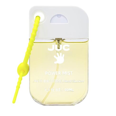 JUC Power Mist Hand Sanitizer Spray - 1.3fl.oz Mint Scent with Keychain Antibacterial Hydrating for Travel & Daily Essential in Saudi Arabia