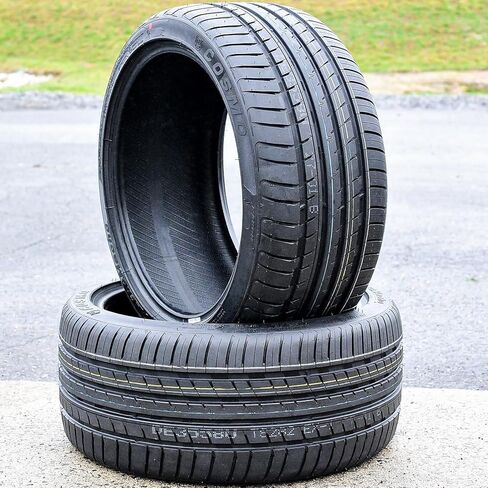 Set of 2 (TWO) Cosmo MuchoMacho All-Season Passenger Car High Performance Radial Tires-225/40R18 225/40ZR18 225/40/18 225/40-18 92Y Load Range XL 4-Ply BSW Black Side Wall UTQG 300AAA in Saudi Arabia