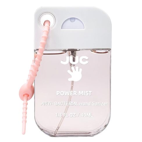 JUC Power Mist Hand Sanitizer Spray - 1.3fl.oz Mint Scent with Keychain Antibacterial Hydrating for Travel & Daily Essential in Saudi Arabia