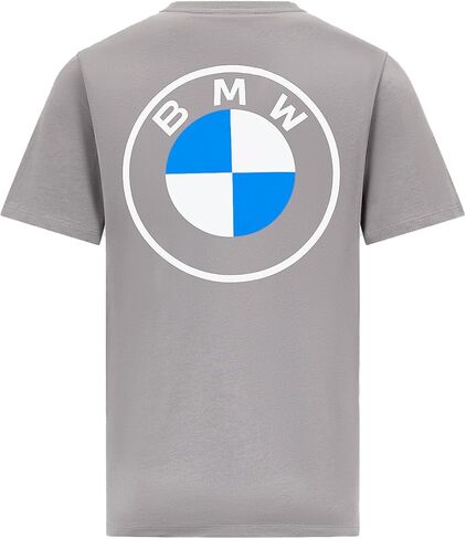BMW Core Default Symbol T-Shirt – 100% Organic Cotton, Ribbed Neckline, Chest Print & Back Logo, Unisex in Saudi Arabia