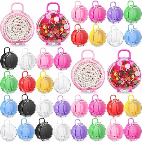 36 Pcs Mini Suitcase Party Favor Gift Box Empty Storage Clear Candy Luggage Suitcase Packaging Case Tiny Luggage Cute Miniature Travel Case Box for Wedding Bridesmaid Bridal Travel Party in Saudi Arabia
