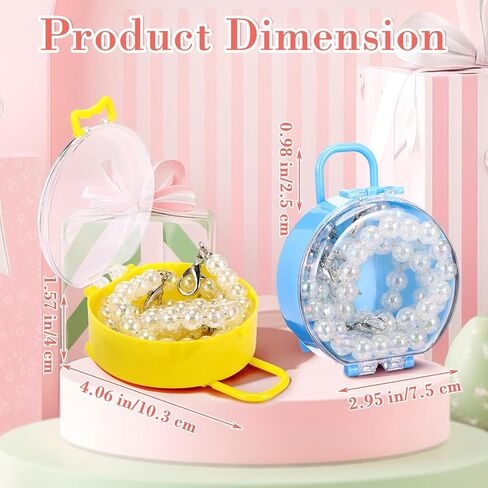36 Pcs Mini Suitcase Party Favor Gift Box Empty Storage Clear Candy Luggage Suitcase Packaging Case Tiny Luggage Cute Miniature Travel Case Box for Wedding Bridesmaid Bridal Travel Party in Saudi Arabia