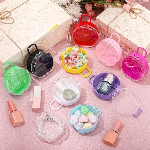 36 Pcs Mini Suitcase Party Favor Gift Box Empty Storage Clear Candy Luggage Suitcase Packaging Case Tiny Luggage Cute Miniature Travel Case Box for Wedding Bridesmaid Bridal Travel Party in Saudi Arabia