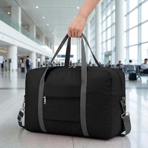 Minimalist Large-Capacity Travel Bag– Stylish Premium Organizer for Home and Travel (Black) in Saudi Arabia