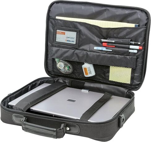 MANHATTAN Times Square Laptop Briefcase Compatible with Widescreen Up to 15.4 Inches 421430 in Saudi Arabia