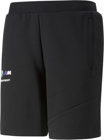 PUMA Mens BMW M Motorsport Essentials Fleece 8.6 Inch Shorts Casual Bottoms Casual Drawstring - White in Saudi Arabia
