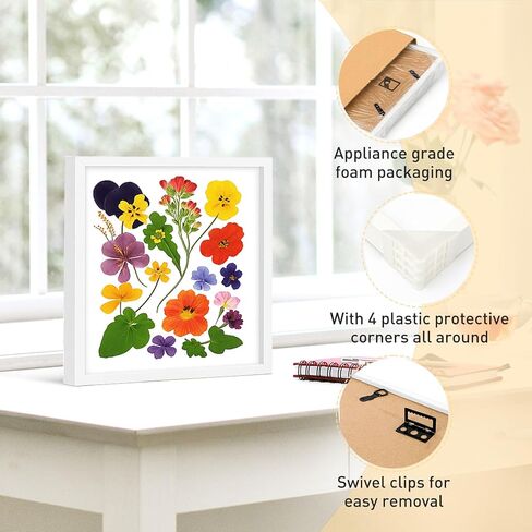 صندوق ظلال أرشيف مغامرات السفر للذكريات - إطار صندوق ظلال مقاس 12 × 12 بوصة مع فتحات لذاكرة السفر حافظة عرض تذكارية للتذاكر والبطاقات البريدية والمتحف وحقيبة عرض إطار السفر، أسود in Kuwait