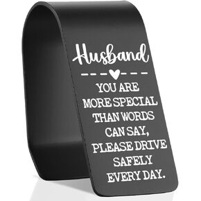 مشبك قناع السيارة الآمن للقيادة من Son، أنت أكثر خصوصية من الكلمات التي يمكن أن تقولها تذكير الملاك المنقوش، هدية الملاك الحارس المسيحي من الأم والأب، ملحق السيارة الديني YZY9 in Kuwait